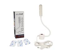 La Canilla Lámpara 30 Bombillas LED 6500K 3W Luz Fría con Base Magnética y Placas Metálicas Adhesivas para Maquina de Coser y otras Superficies | Lampara LED Pequeña Escritorio y Banco de Trabajo
