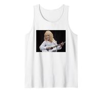 La Cantante Estadounidense Dolly Parton Vive con la Guitarra 2014 Camiseta sin Mangas
