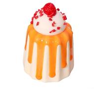 La cantidad del producto o el contenido del paquete mencionados en el título y la descripción 1 modelo de comida simulada (fruta roja)