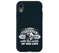 La captura de su vida Marido Un pescador afortunado Su mejor captura Carcasa para iPhone XR