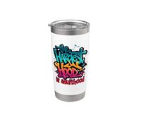 La capucha más dura es la edad adulta Vaso térmico de acero inoxidable de doble pared