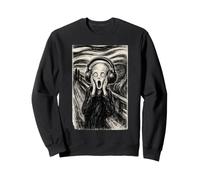 La Cara del bajo el Grito Divertido Sudadera