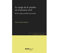 La carga de la prueba en el proceso civil: De la carga al deber de probar (Proceso y Derecho)