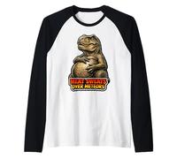 La Carne suda sobre los meteoritos Camiseta Manga Raglan