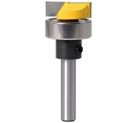 la carpintería, Fresa de corte for plantilla de vástago de 6 mm y 1/4", fresa for limpieza de fondo, 3/4" de ancho x 1/4" de alto, cortadora for carpintería(6mm shank)