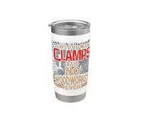 La carpintería tiene demasiadas abrazaderas dicen que no hay carpintero Vaso térmico de acero inoxidable de doble pared
