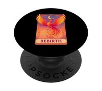 La carta de tarot vintage lector de Phoenix PopSockets PopGrip Adhesivo