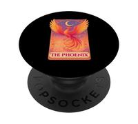 La carta de tarot vintage lector de Phoenix PopSockets PopGrip Adhesivo