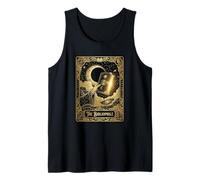 La Carta del Tarot bibliófilo Amante de los Libros celestiales estéticos Camiseta sin Mangas