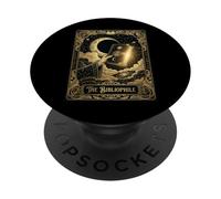 La Carta del Tarot bibliófilo Amante de los Libros celestiales estéticos PopSockets PopGrip Adhesivo