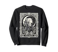 La Carta del Tarot Crone gótica wicca pagana Triple Diosa Sudadera