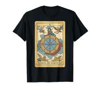 La Carta del Tarot de 10 Ruedas de X Vintage Fortune Tellers Camiseta