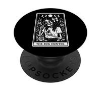 La Carta del Tarot de entomología del Cazador de Insectos PopSockets PopGrip Adhesivo