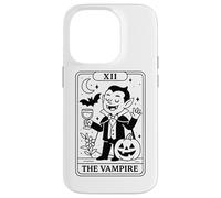 La Carta del Tarot de Halloween Vampiro XII Carcasa para iPhone 14 Pro