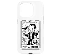 La Carta del Tarot de Halloween Vampiro XII Carcasa para iPhone 15 Pro