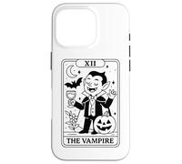 La Carta del Tarot de Halloween Vampiro XII Carcasa para iPhone 16 Pro