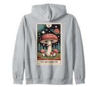 La Carta del Tarot de Hongos Cottagecore Buscando micólogo Sudadera con Capucha