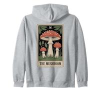 La Carta del Tarot de Hongos Cottagecore Forager Mycologist Sudadera con Capucha