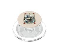 La Carta del Tarot de Kanagawa de la Gran Ola de Ramen Wave PopSockets PopGrip para MagSafe