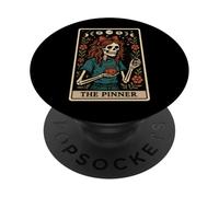 La Carta del Tarot de la entomología del Cazador de Insectos Pinner PopSockets PopGrip Adhesivo