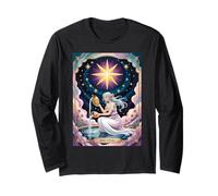 La carta del tarot de la estrella - Para los soñadores espirituales esperanza celestial Manga Larga