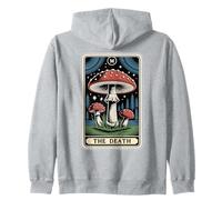 La Carta del Tarot de la Muerte Amanita Muscaria Fly Agaric Hongo Sudadera con Capucha
