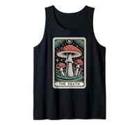 La Carta del Tarot de la Muerte Fly Agaric Amanita Muscaria Hongo Camiseta sin Mangas