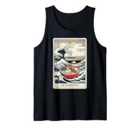 La Carta del Tarot de la Ola de Ramen La Gran Ola Fuera de Kanagawa Camiseta sin Mangas