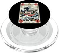 La Carta del Tarot de la Ola de Ramen La Gran Ola Fuera de Kanagawa PopSockets PopGrip para MagSafe