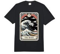 La Carta del Tarot de la Ola La Gran Ola Fuera de Kanagawa Comfort Colors Adult Heavyweight T-Shirt
