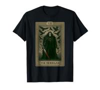 La carta del tarot de Morrigan Diosa celta de la guerra y la profecía Camiseta