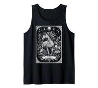 La Carta del Tarot del Caballo Appaloosa Luna Bruja Camiseta sin Mangas