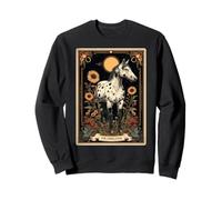 La Carta del Tarot del Caballo Appaloosa Luna Bruja Sudadera