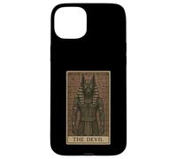 La Carta del Tarot del Diablo Anubis Antiguo Dios Mitología Egipcia Carcasa para iPhone 15 Plus
