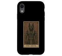 La Carta del Tarot del Diablo Anubis Antiguo Dios Mitología Egipcia Carcasa para iPhone XR