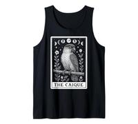 La Carta del Tarot del pájaro del Loro de Caique Luna Bruja Camiseta sin Mangas