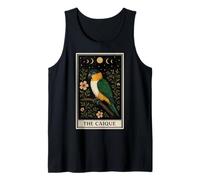 La Carta del Tarot del pájaro del Loro de Caique Luna Bruja Camiseta sin Mangas
