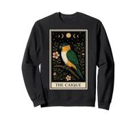 La Carta del Tarot del pájaro del Loro de Caique Luna Bruja Sudadera