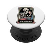 La Carta del Tarot del Profesor enseñando el Regreso a la Escuela Profesor Divertido PopSockets PopGrip Adhesivo