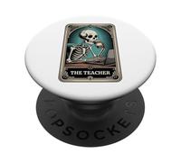 La Carta del Tarot del Profesor enseñando el Regreso a la Escuela Profesor Divertido PopSockets PopGrip Adhesivo
