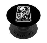 La Carta del Tarot del Profesor enseñando el Regreso a la Escuela Profesor Divertido PopSockets PopGrip Adhesivo