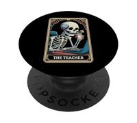 La Carta del Tarot del Profesor enseñando el Regreso a la Escuela Profesor Divertido PopSockets PopGrip Adhesivo