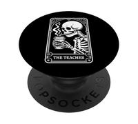 La Carta del Tarot del Profesor enseñando el Regreso a la Escuela Profesor Divertido PopSockets PopGrip Adhesivo