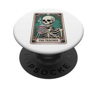 La Carta del Tarot del Profesor enseñando el Regreso a la Escuela Profesor Divertido PopSockets PopGrip Adhesivo