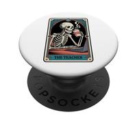 La Carta del Tarot del Profesor enseñando el Regreso a la Escuela Profesor Divertido PopSockets PopGrip Adhesivo
