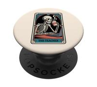 La Carta del Tarot del Profesor enseñando el Regreso a la Escuela Profesor Divertido PopSockets PopGrip Adhesivo