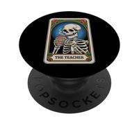 La Carta del Tarot del Profesor enseñando el Regreso a la Escuela Profesor Divertido PopSockets PopGrip Adhesivo