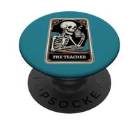 La Carta del Tarot del Profesor enseñando el Regreso a la Escuela Profesor Divertido PopSockets PopGrip Adhesivo