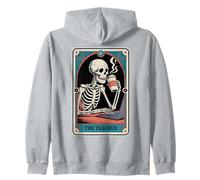 La Carta del Tarot del Profesor enseñando el Regreso a la Escuela Profesor Divertido Sudadera con Capucha