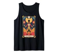 La Carta del Tarot Mago Vintage ocultista Mayor Arcana Camiseta sin Mangas